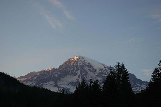 Mt. Rainier at Sunset